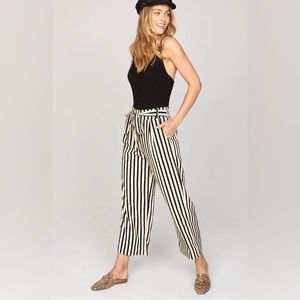 NWT Amuse Society Night Out Striped Pant